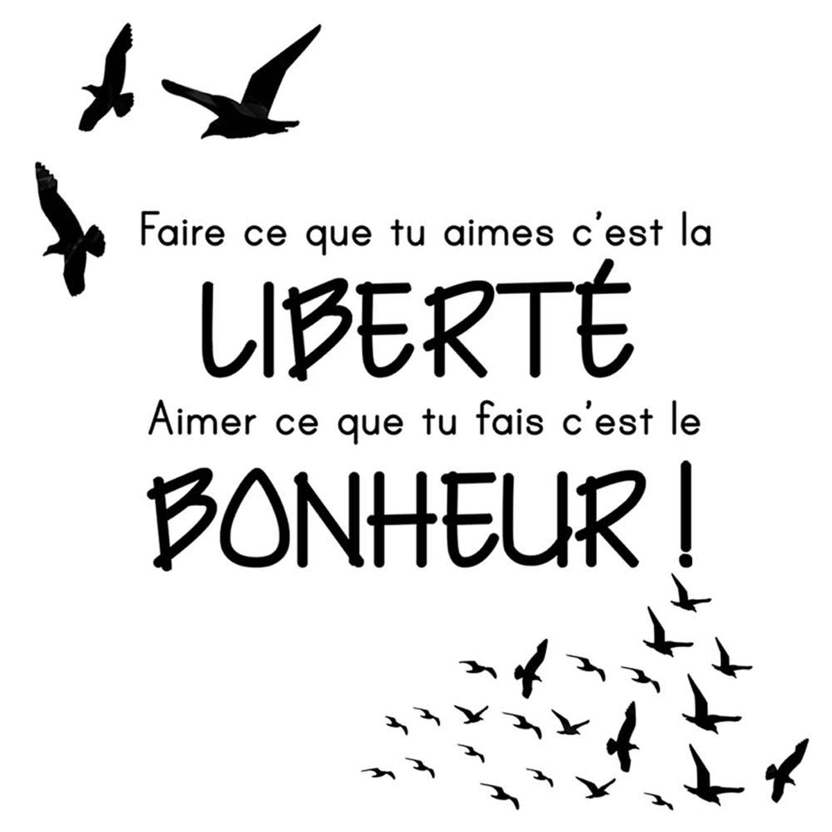 Les Trésors De Lily [Q7192] - Лист наклеек  Liberté-Bonheur  черный - 50x70 см чёрный