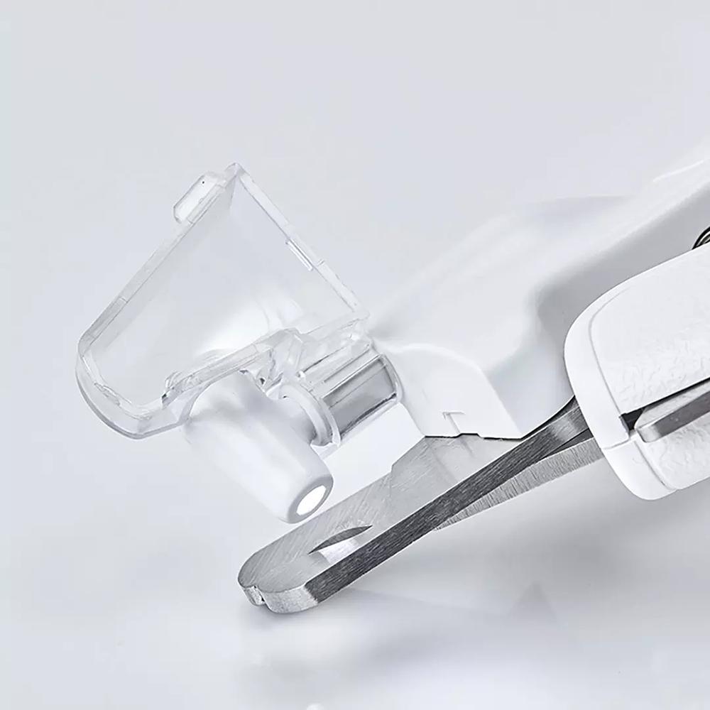 PETKIT Pet Cat Dog Безопасные кусачки для ногтей со светодиодной подсветкой Предотвращает обрезание кровеносных сосудов ногтей белый