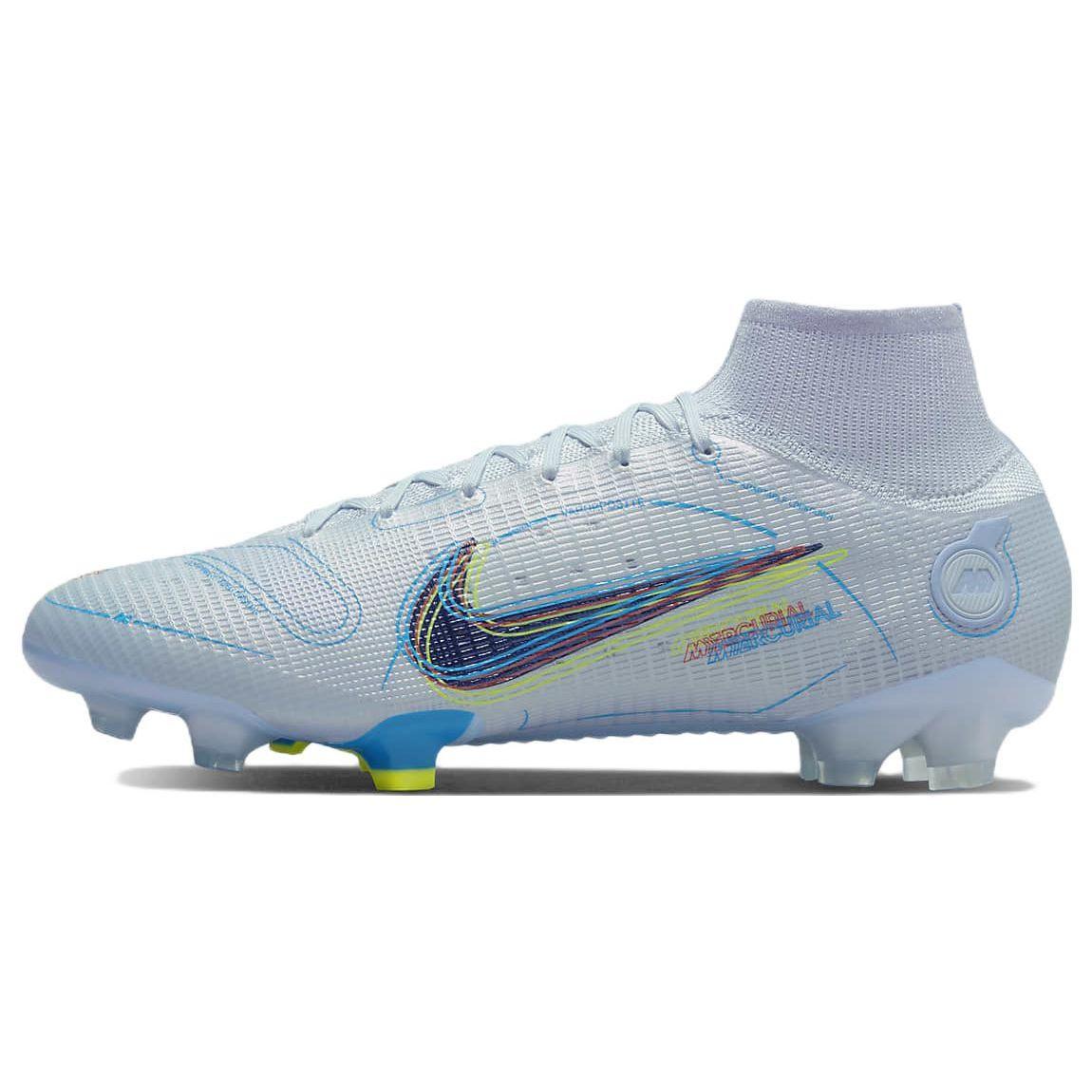 Кроссовки унисекс Nike Mercurial Superfly 8 Elite FG Progress Pack Серый футбольно-серый светло-морской DJ2839-054 46