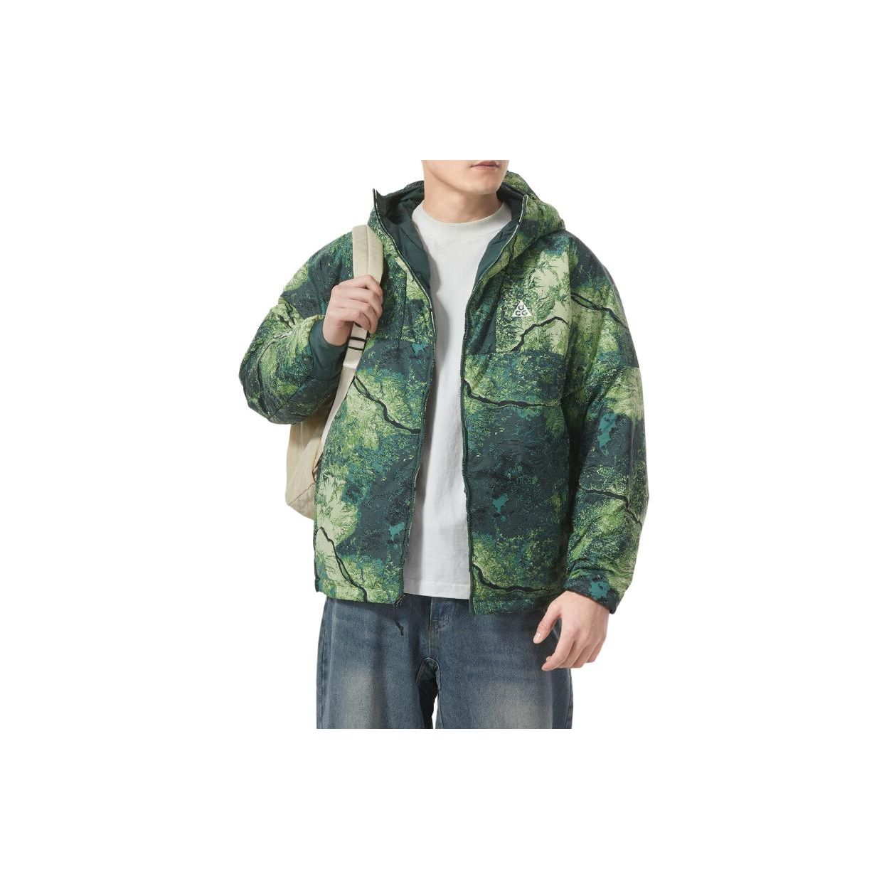Мужская повседневная тканая куртка Nike ACG Gradient Training, зеленая FN7114-338 M