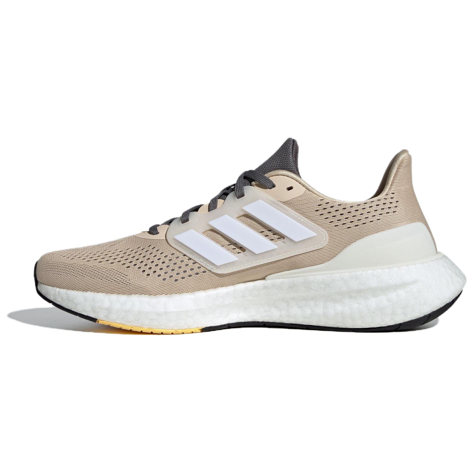 adidas PureBoost 23 Crystal Sand Мужские кроссовки Коричневый Облако-Белый Искра IF1545 40⅔