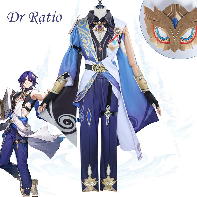 Ysir Honkai Impact Dr Ratio Cos Платье Virita Sladio Мужской комплект для косплея XS синий