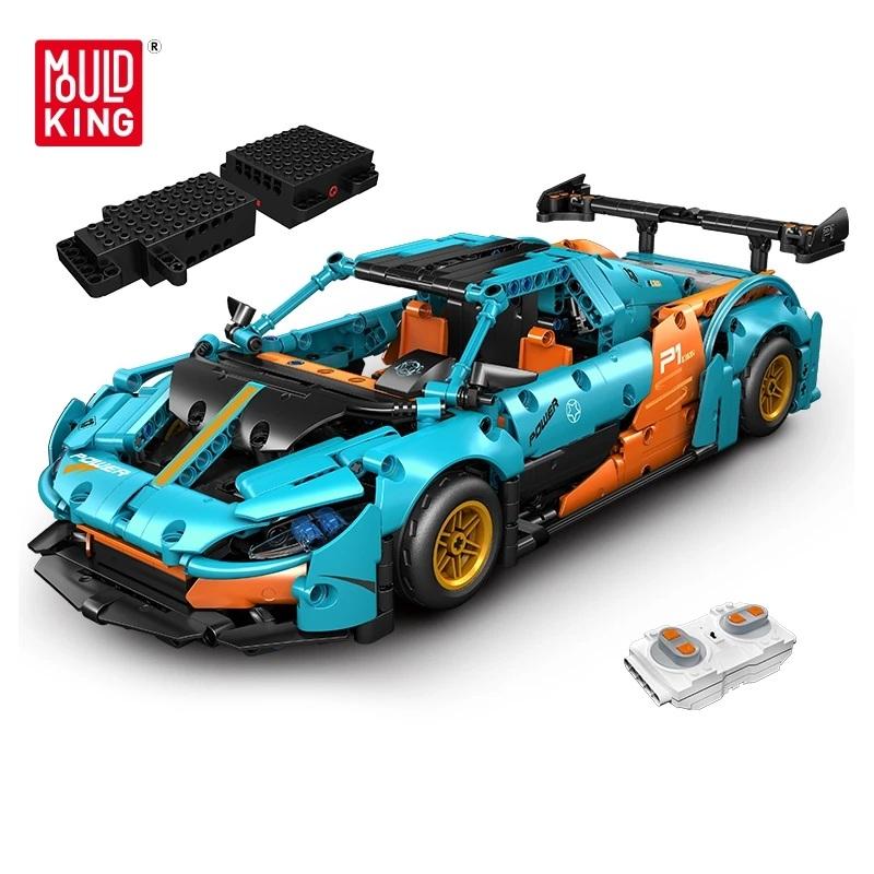   Joom MOLD KING 13174 Технический спортивный автомобиль, строительный блок P1, супер гиперкар, гоночный автомобиль, кирпичная модель, детская развивающая игрушка для мальчиков, подарок with motor
