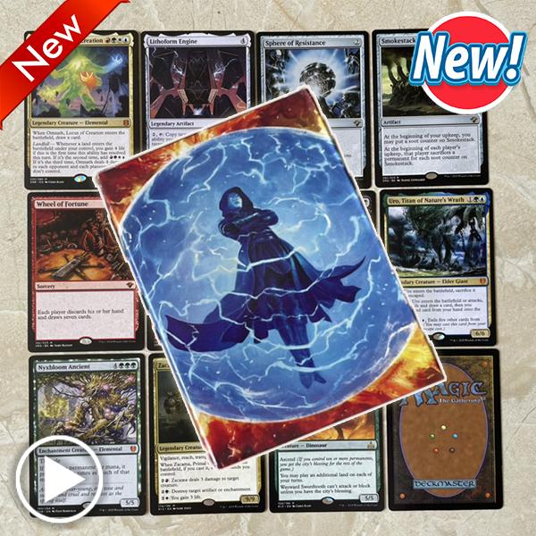 Новейшие 107 шт. Blue Core Magic The Gathering Cards MTG Прокси-карты 1 box-107 pcs