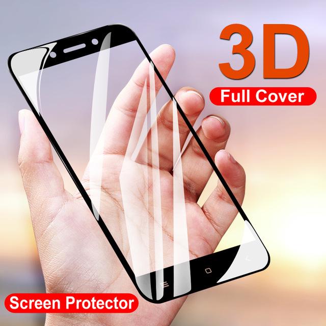 Защитные стекла для экрана 3D закаленное стекло для Xiaomi Redmi 9C 9A 9 Note 8 10 11 Pro Poco X3 Samsung A12 A32 S21 Huwei Honor 50 Защитная пленка для экрана Взрывозащищенная полная пленка Xiaomi Redmi Note 9 чёрный