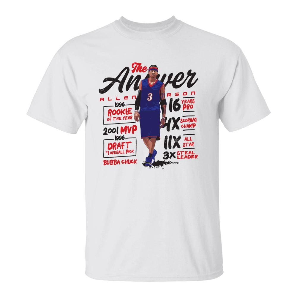 Футболка унисекс The Answer Allen Iverson 03 Philadelphia 76Ers S