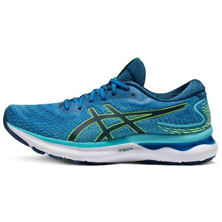 ASICS Gel Nimbus 24 2E Wide Lake Drive Hazard Green Мужские кроссовки Синие 1011B361-400 42.5