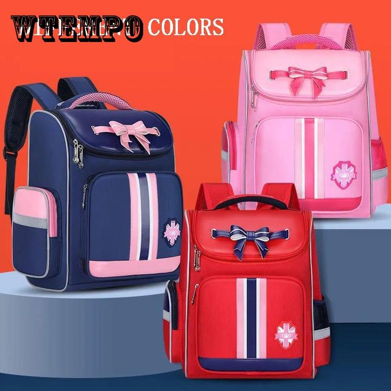 Школьный рюкзак для девочек начальной школы 6-12 лет, детский рюкзак для девочек от первого до шестого класса, облегченный корейский рюкзак