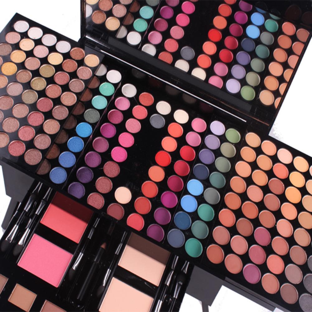 Палитра теней для век и набор косметических кистей для макияжа 180 Colors Asian