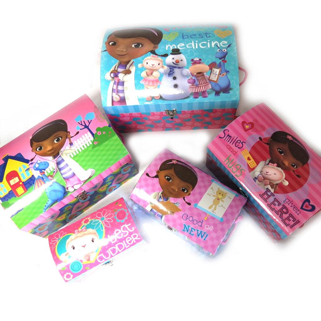 Docteur La Peluche [N0904] - Набор из 5 купольных стволов  Doctor La Peluche  розово-синий фиолетовый