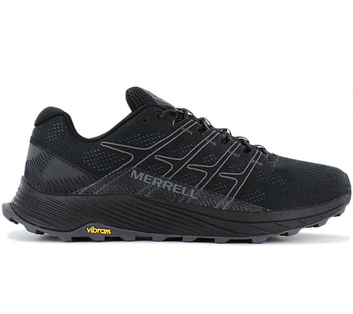 Merrell MOAB Flight - Мужские кроссовки для трейлраннинга Кроссовки черные J067533 ОРИГИНАЛ EU 41 UK 7 чёрный