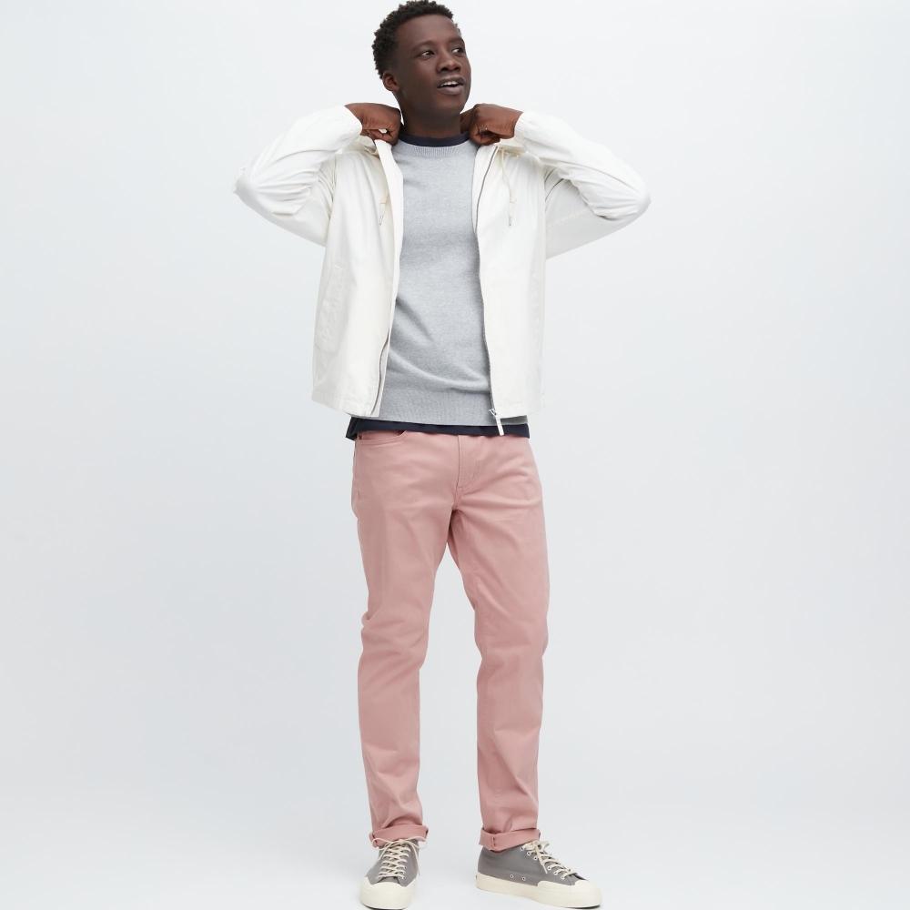UNIQLO JAPAN Ультраэластичные цветные джинсы скинни длиной 84 см