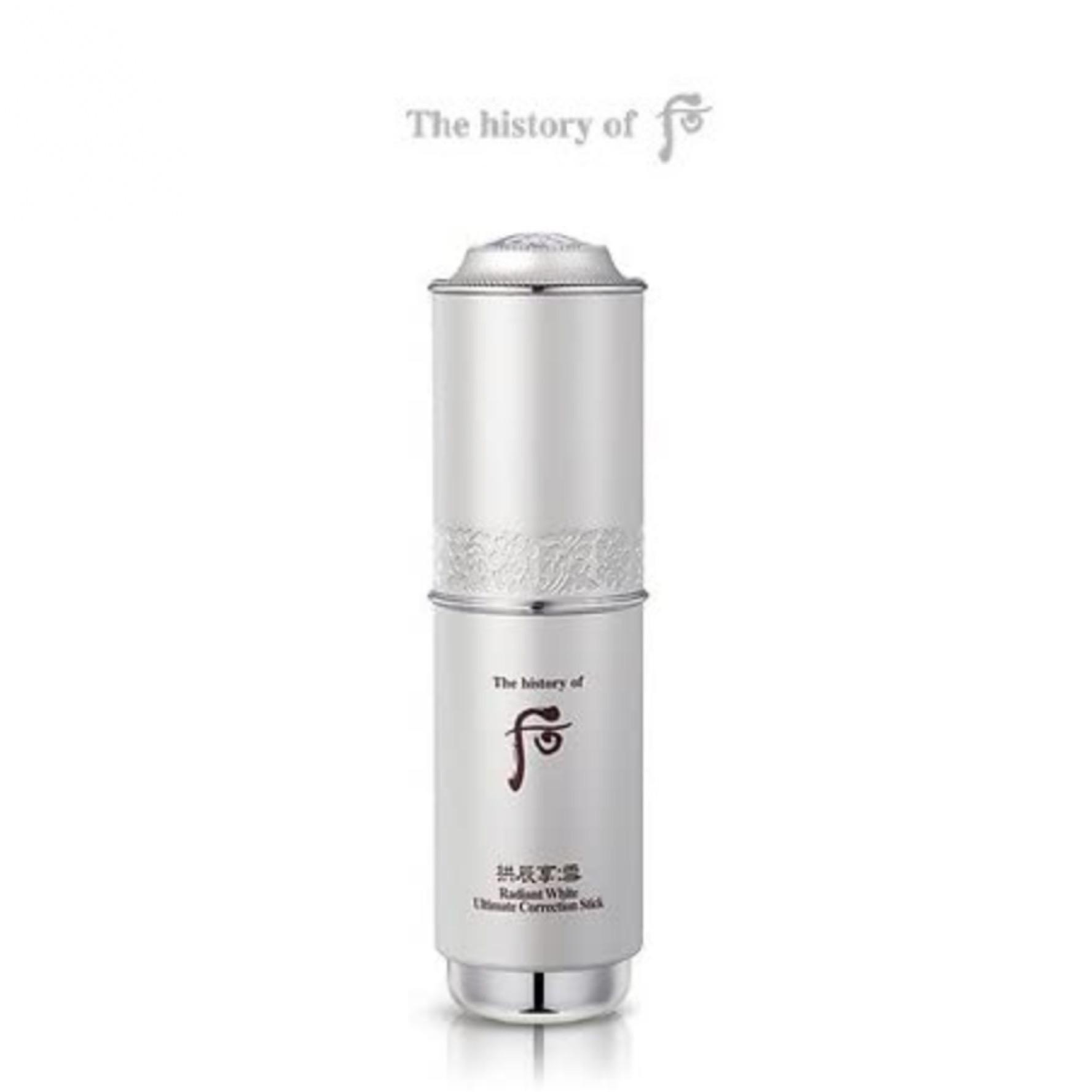 ИСТОРИЯ WHOO Gongjinhyang Seol Radiant White Ultimate Correction Stick (отбеливающая палочка Jingo) 7g