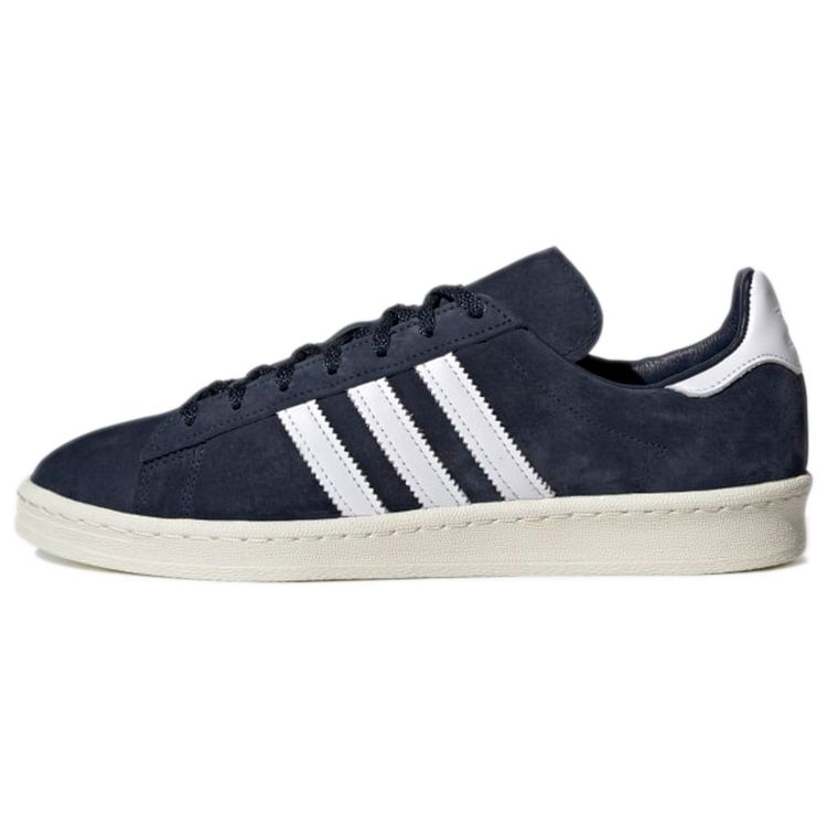 Темно-синие кроссовки унисекс adidas Campus 80s Collegiate Blue Cloud-White Off-White GX9405 38