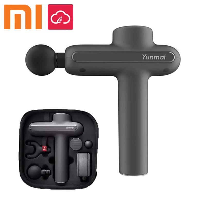 2020 Xiaomi Mi Yunmai Fascia Gun Pro Базовый беспроводной ручной электрический пистолет для массажа мышц тела Ударный пистолет для тренировок Беговая терапия Облегчение боли в мышцах Add US Plug