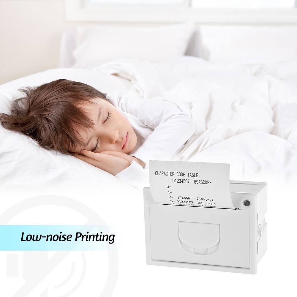 GOOJPRT QR204 58-мм мини-встроенный термопринтер для чеков TTL + USB TTL белый
