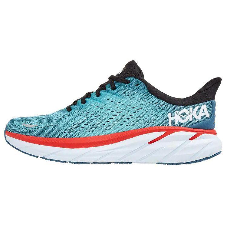 HOKA Clifton 8 Real Teal Мужские кроссовки Aquarelle 1119393-RTAR 45