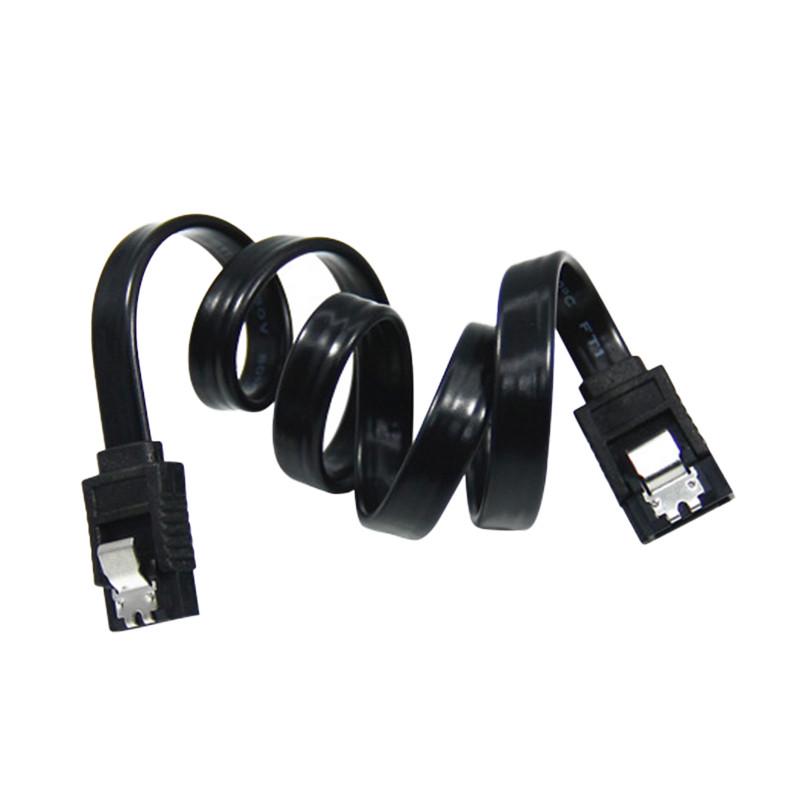 Кабели для компьютера Высокоскоростной SATA 3.0 6 Гбит/с 26AWG HDD Кабель для передачи данных на жестком диске Прямой сигнальный кабель 45 см
