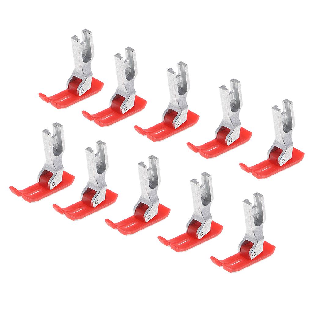 Пластиковая прижимная лапка для швейной машины Industrail Easy Red as described красный