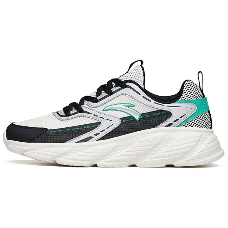 Anta Кроссовки Running Series с низким верхом, нескользящие, износостойкие, мужские, белые, черные, зеленые 112225573-1 40.5