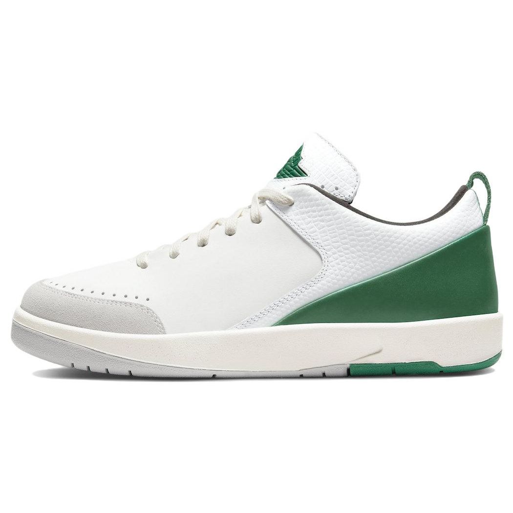 Женские кроссовки Air Jordan 2 Retro Low SE белые малахитовые нейтрально-серые DQ0560-160 36.5