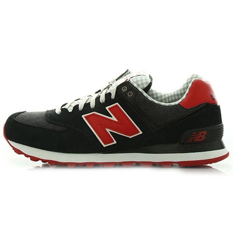 Кроссовки унисекс New Balance 574 Picnic Pack черные красно-серые ML574VTK 38
