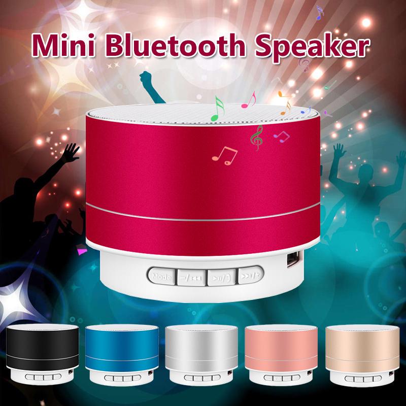 Портативный металлический сабвуфер, беспроводной Bluetooth-динамик, компьютер, мини-Bluetooth-аудио, MP3-плеер чёрный