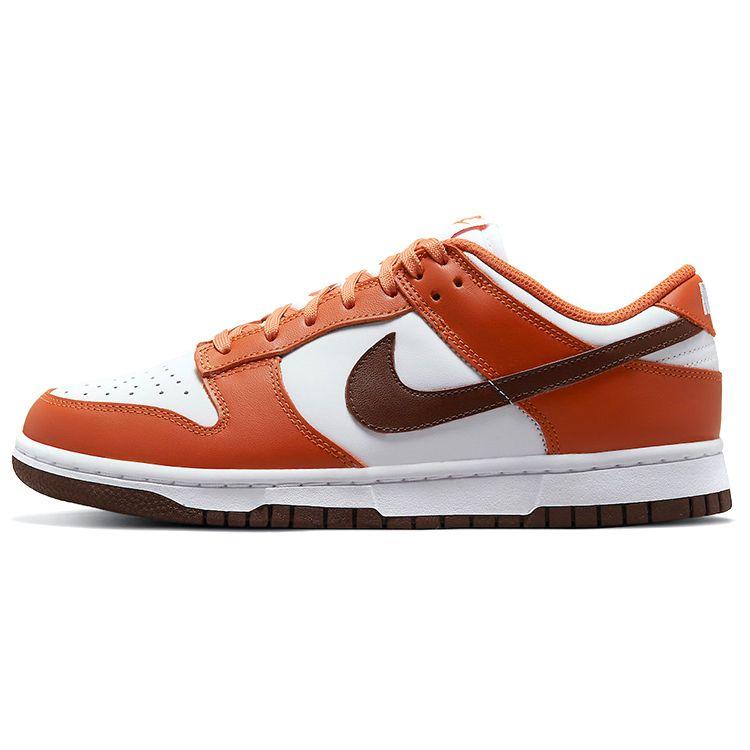 Женские кроссовки Nike Dunk Low Bronze Eclipse оранжевые Sport-Spice White DQ4697-800 42