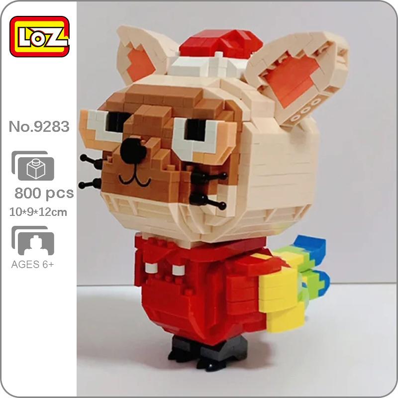 LOZ 9283 мир животных попугай кошка монстр птица шляпа кукла модель DIY мини алмазные блоки кирпичи строительные игрушки для детей без коробки