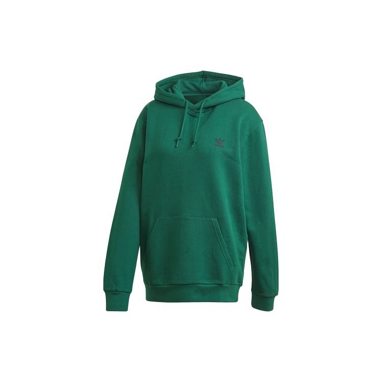 Adidas Мужская хлопковая толстовка с капюшоном Originals Trefoil, зеленая GD2569 M
