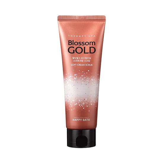Скрабы для тела HAPPY BATH Therapy Spa Blossom Gold Walnut Shell Rose Hip Soft Cream Scrub 180 мл