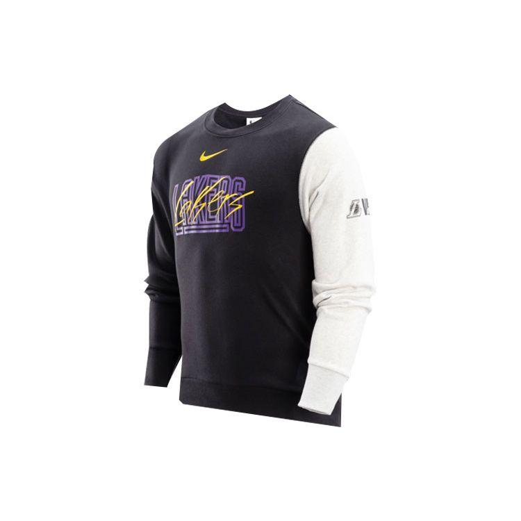 Спортивная толстовка с логотипом Nike Los Angeles Lakers, мужские топы, черный DR9334-010 M