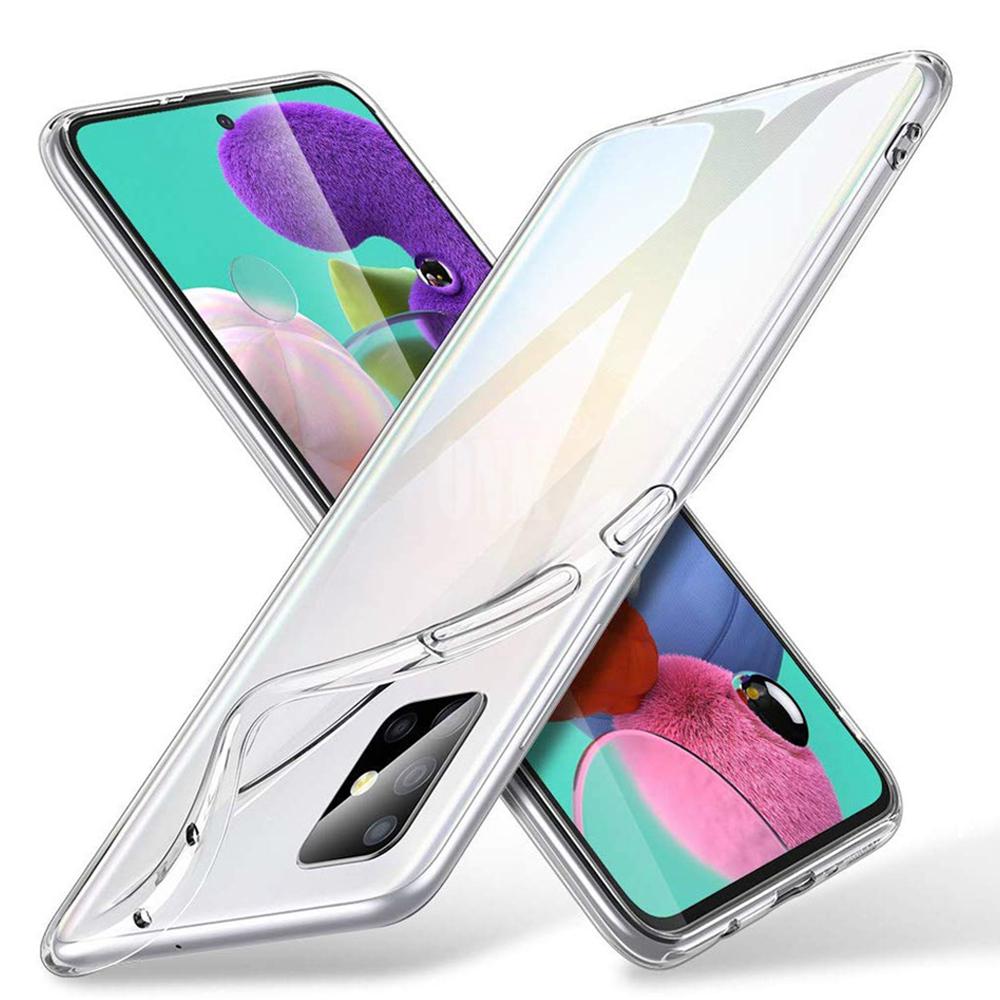 Чехол для телефона Samsung Galaxy A51, силиконовый прозрачный чехол из ТПУ с бампером, мягкий чехол для Samsung Galaxy A51 A71 A 51 71 A01 A11 A21 A31 A41 A81 A91, задняя крышка Samsung A01 чистый