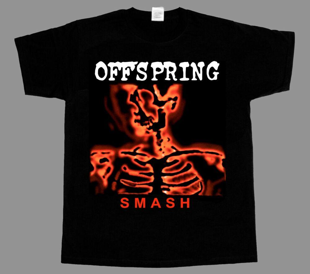 Черная футболка унисекс с короткими рукавами The Offspring Smash S