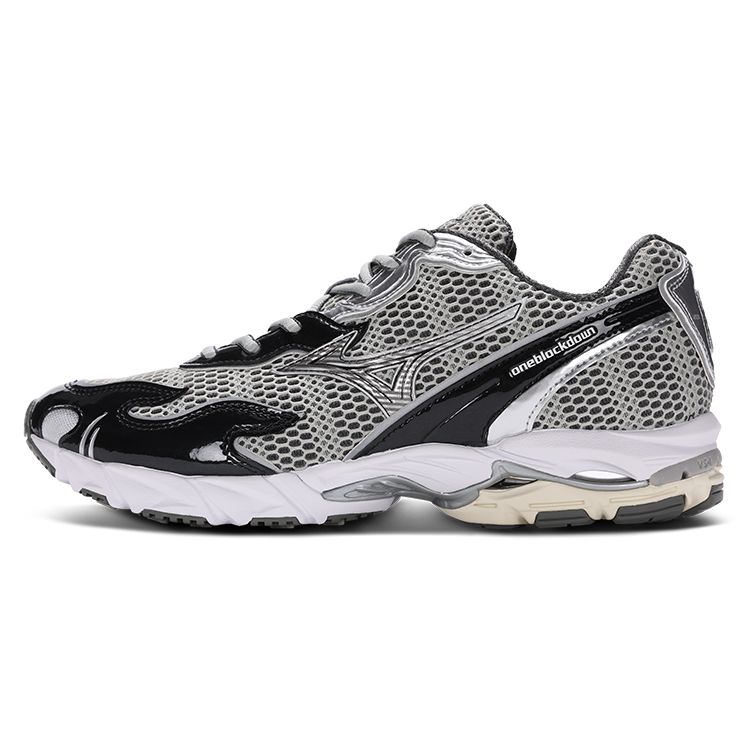 Кроссовки унисекс Mizuno One Block Down x Flame Wave Onyx Серые D1GD232703 42.5