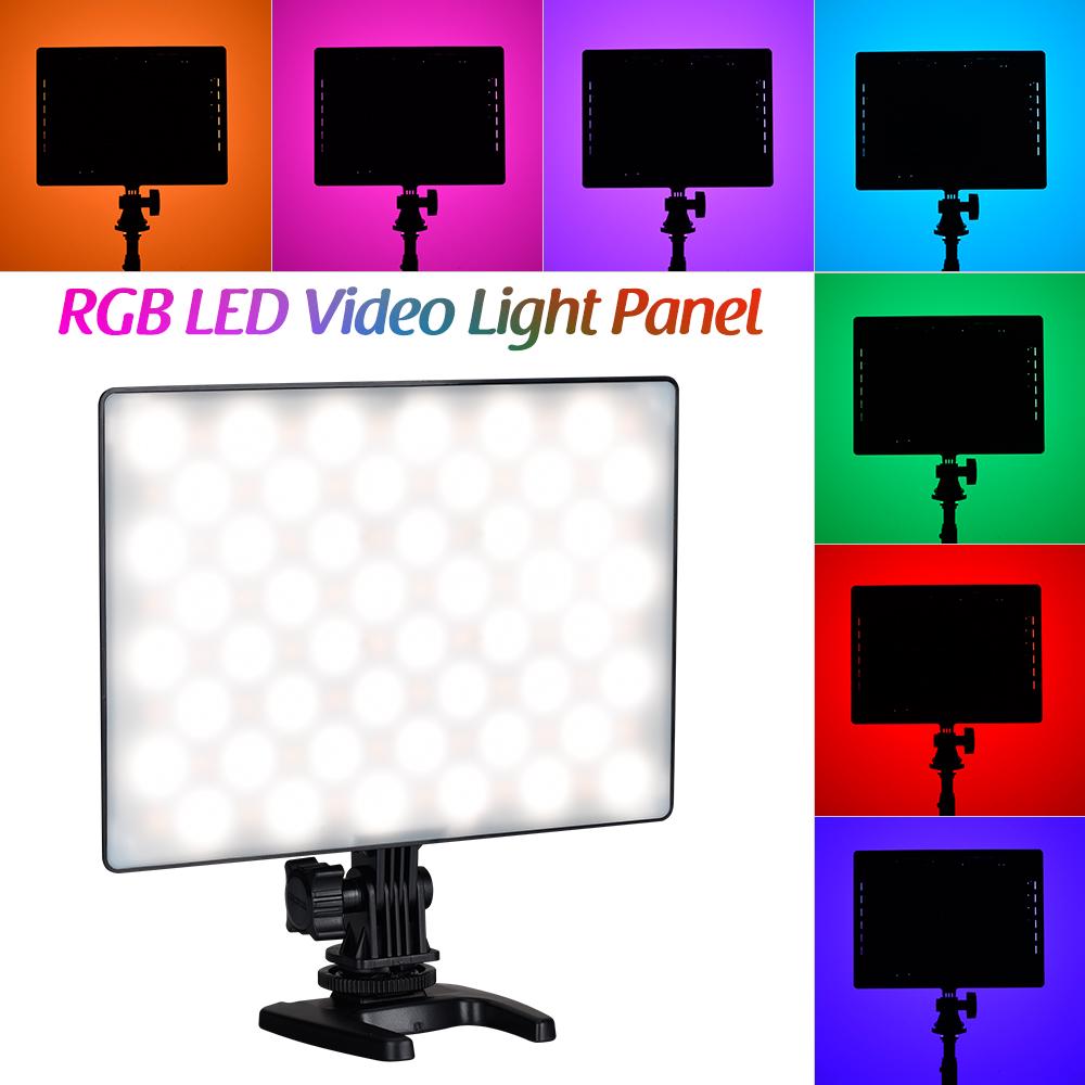 YONGNUO YN300 Air II Светодиодная панель для видеосъемки RGB 3200K-5600K Заполняющая лампа для фотосъемки 10 Освещение чёрный
