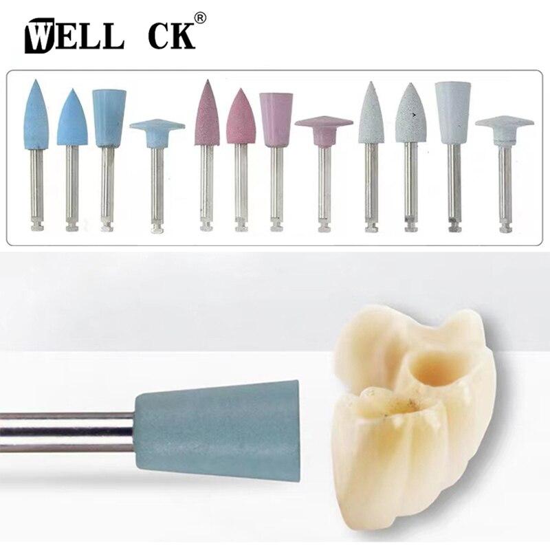 Стоматологический композитный силиконовый полировщик, керамический фарфоровый инструмент для полировки зубов для низкоскоростного наконечника, контр-угол/правый угол RA101.01