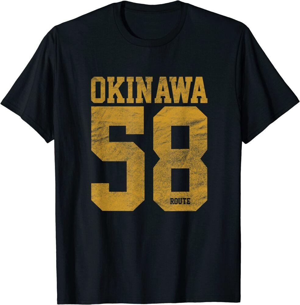 Стильная футболка унисекс с японским дизайном Okinawa, отличная футболка премиум-класса S