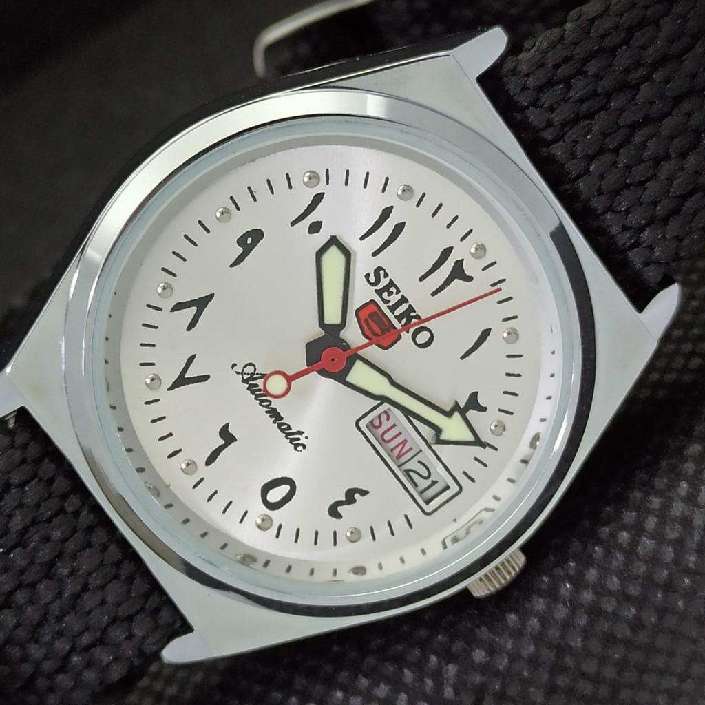 Восстановленные брендовые часы ВОССТАНОВЛЕННЫЕ ВИНТАЖНЫЕ SEIKO 5 AUTO 6309A ЯПОНИЯ МУЖСКИЕ АРАБСКИЕ ЧАСЫ 533d-a280235-2 SKU533d-a280235