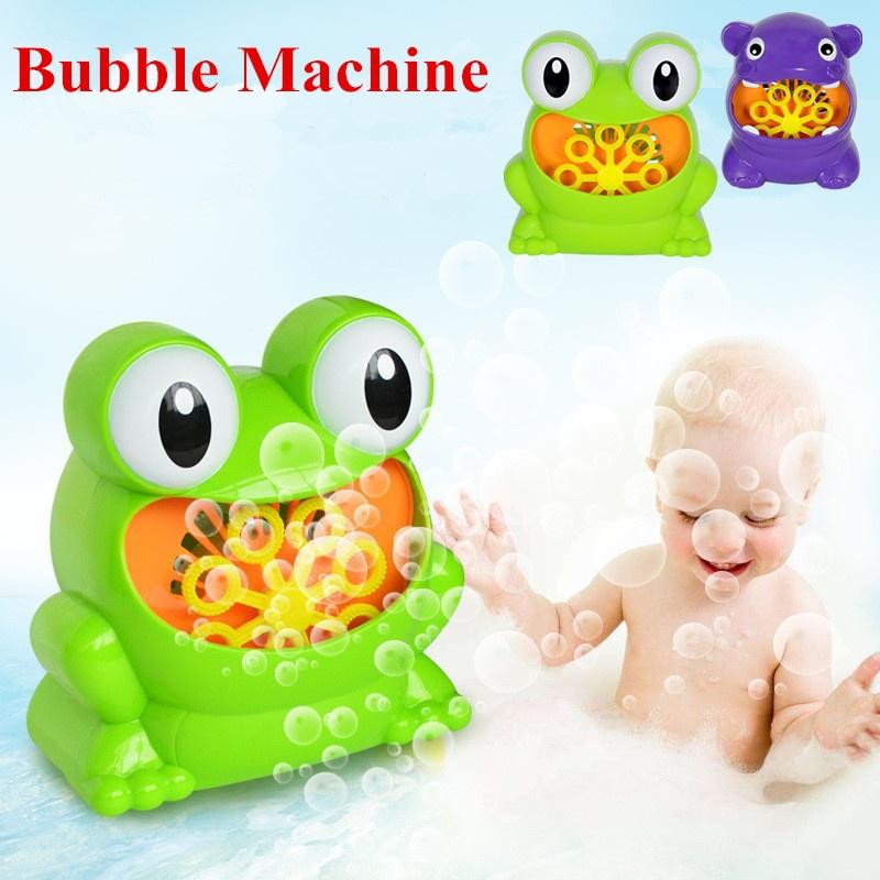 Мыльные пузыри 1шт. Машина для мыльных пузырей Big Frogs, автоматическая мыльница, музыкальная игрушка для детской ванны frog