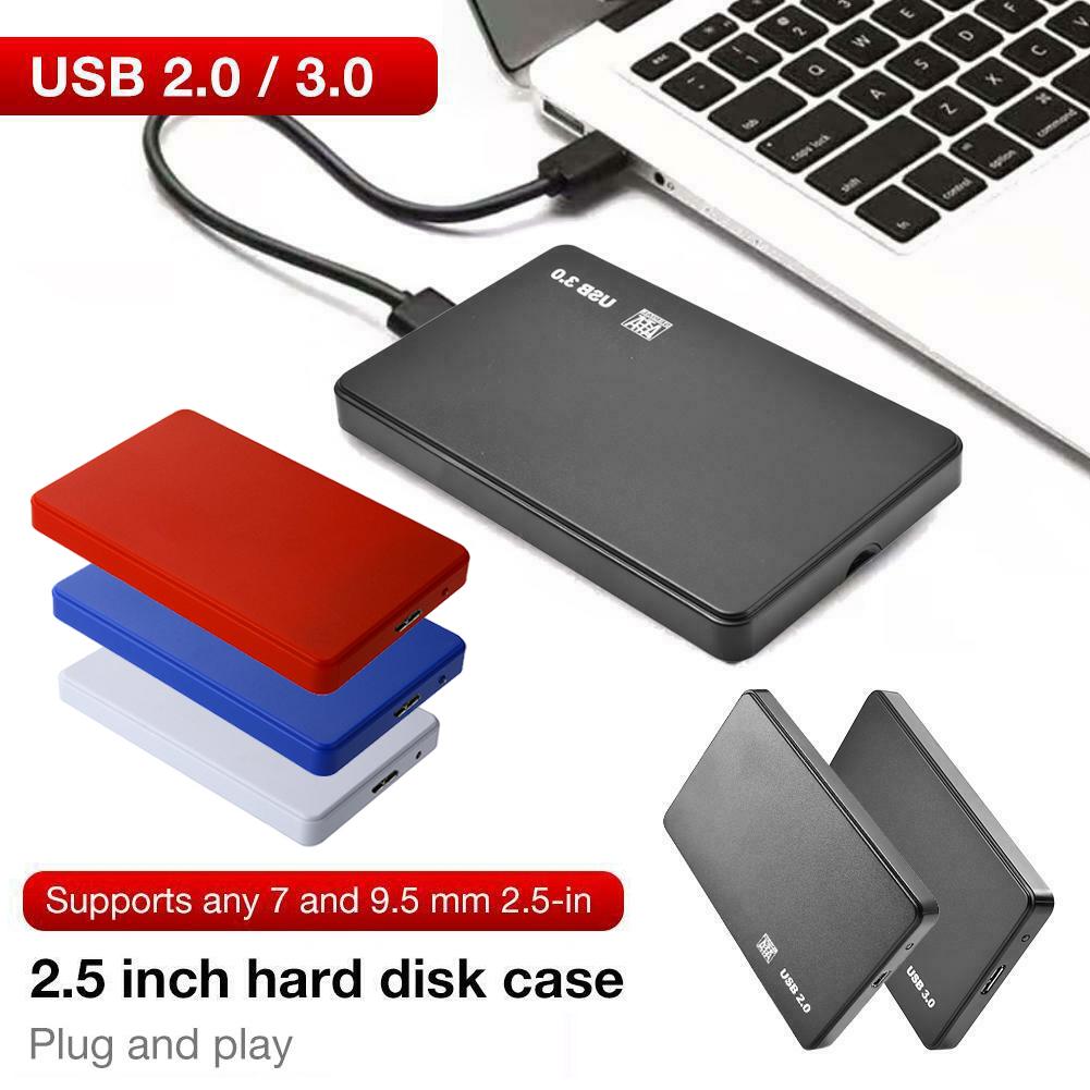 USB3.0/2.0 2,5-дюймовый корпус жесткого диска SATA SSD для мобильного жесткого диска для ноутбука USB2.0 белый