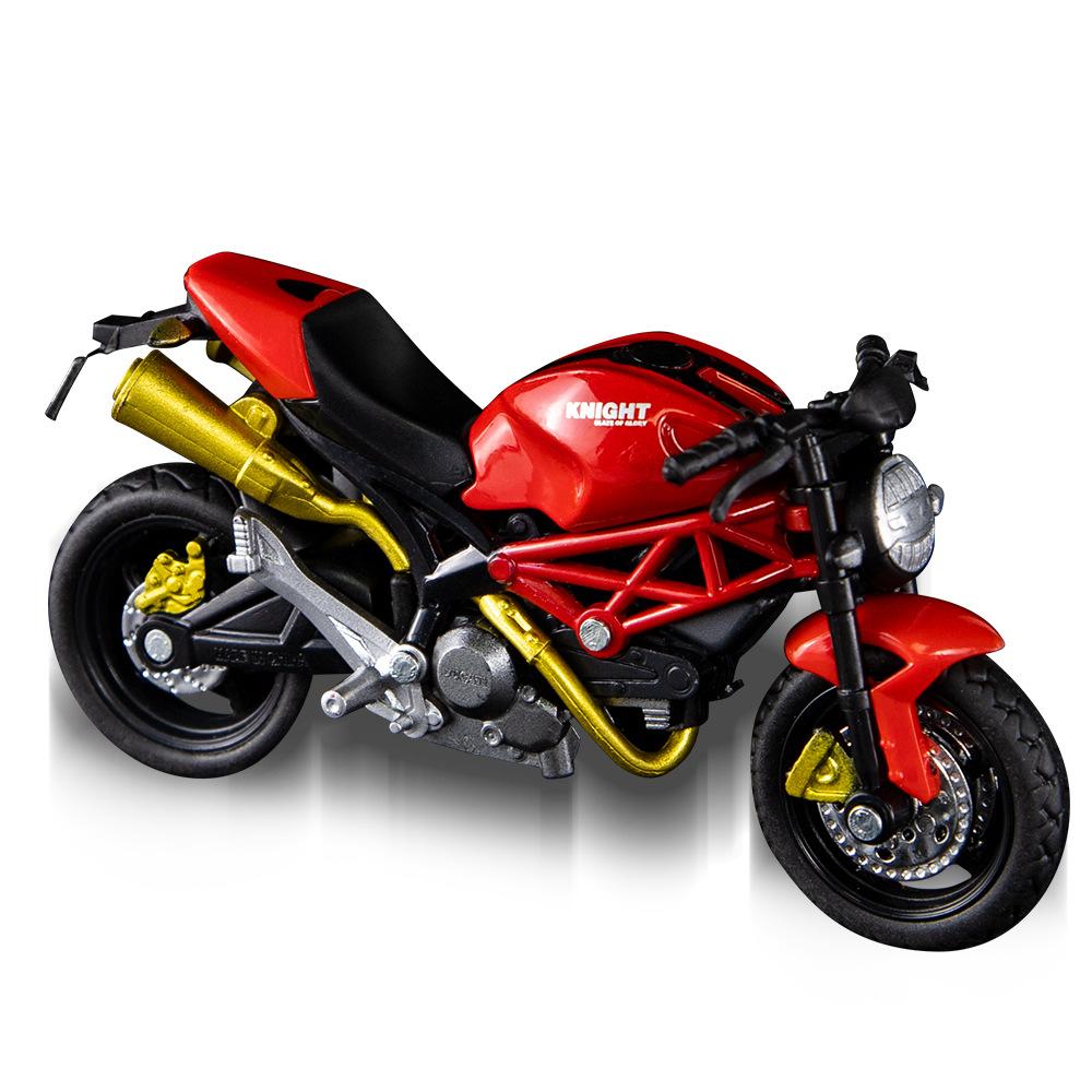 Масштаб 1/18 Ducati Monster 795, литая под давлением модель мотоцикла, игрушка для детей, Подарочная коллекция для мальчиков и девочек 1/18-11.5x6x4.3cm белый