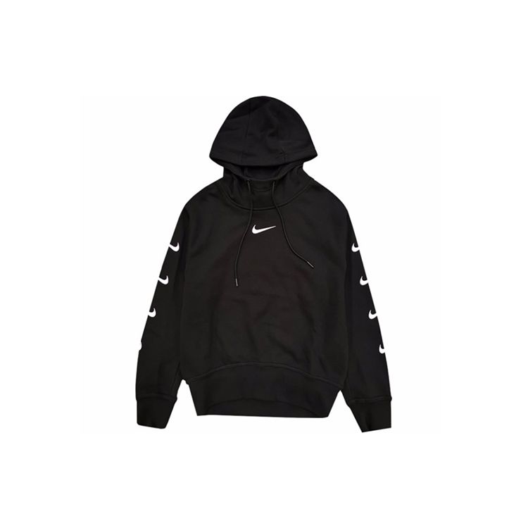 Женская толстовка с капюшоном Nike Knit Logo, черные, CD9032-010 S