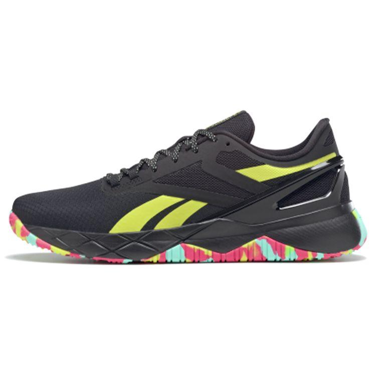 Reebok Nanoflex TR Black Lime Camo Мужские кроссовки Core-Black Footwear-White Pure-Grey-6 GX7549 42