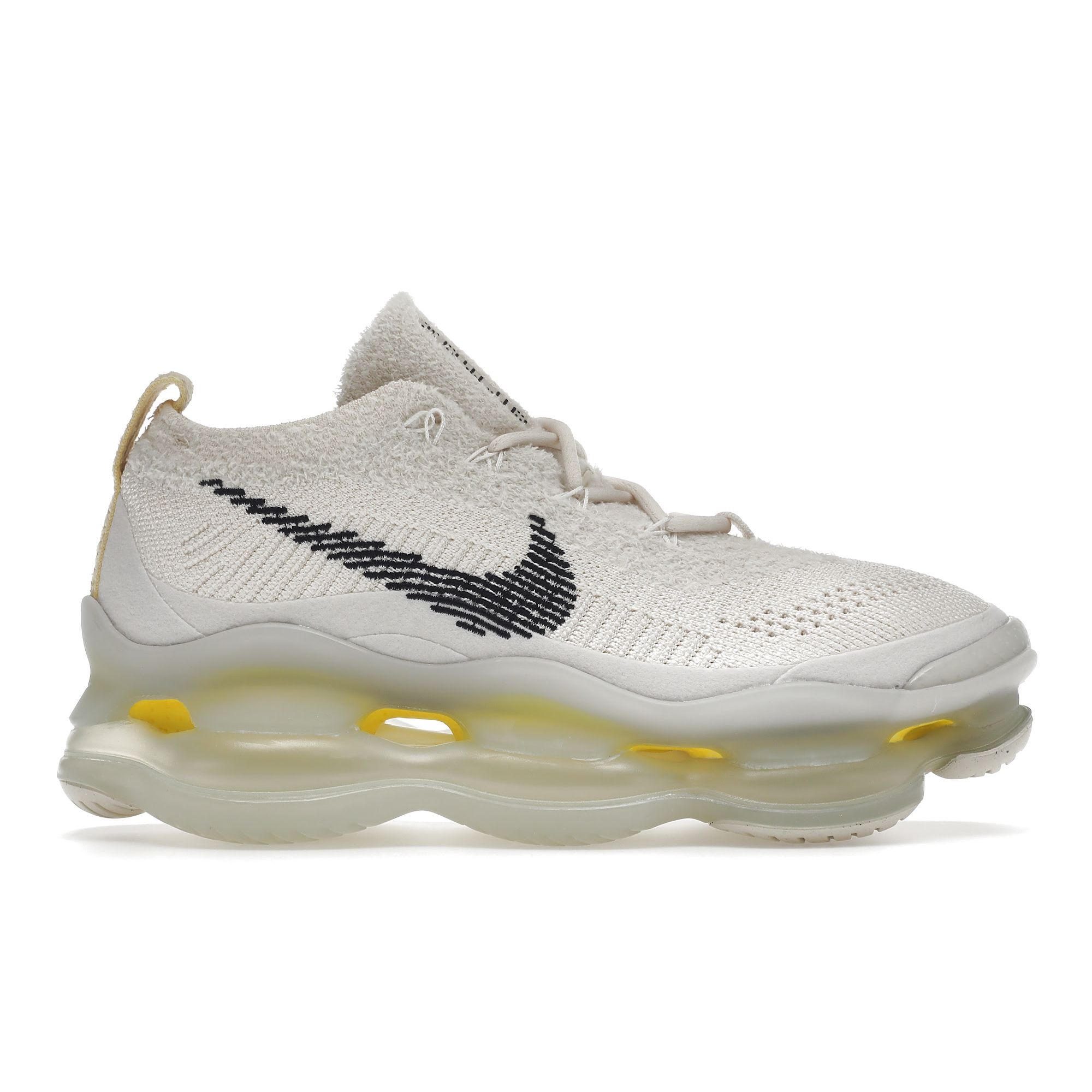 Женские кроссовки Nike Air Max Scorpion Flyknit Lemon Wash Cream Phantom Black DJ4702-001 40