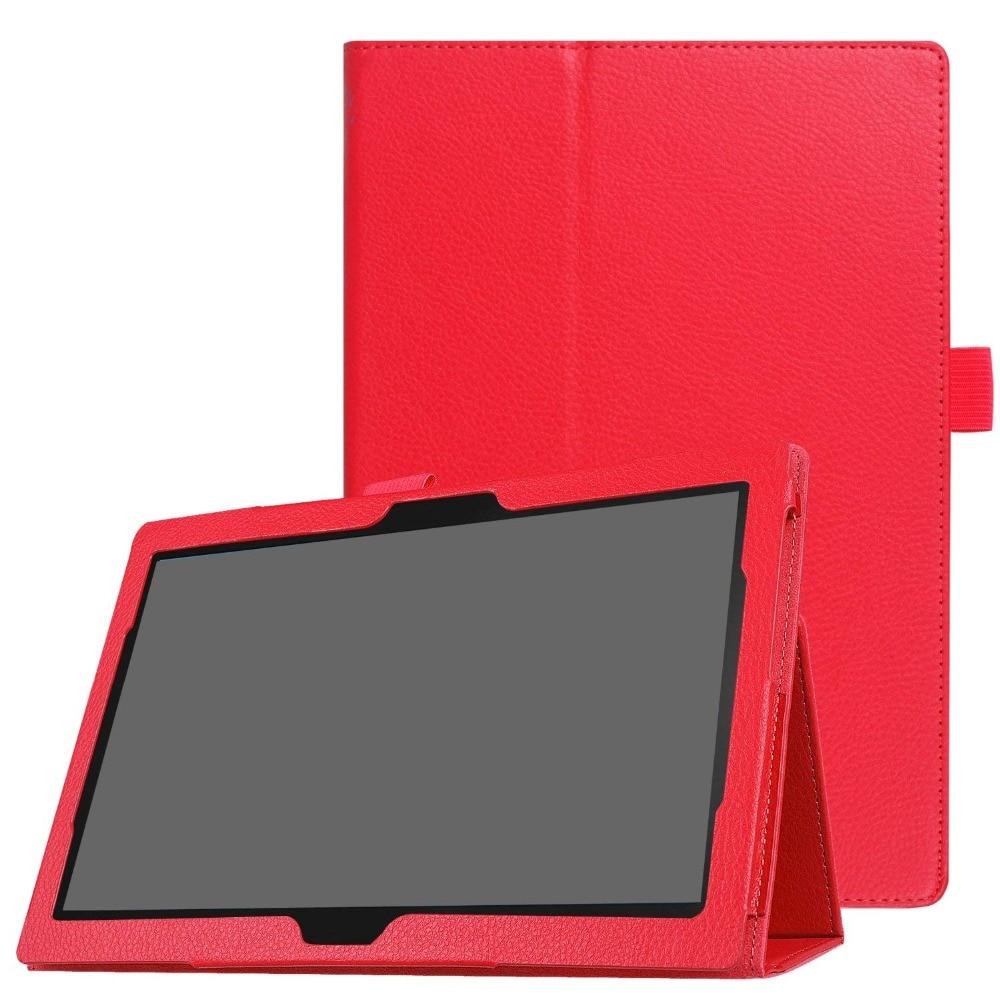  Чехол из искусственной кожи для Lenovo Tab 4 10 TB-X304L TB-X304F/N Tab 4 10 Plus TB-X704L TB-X704F/N, чехол для планшета, умный чехол из искусственной кожи красный
