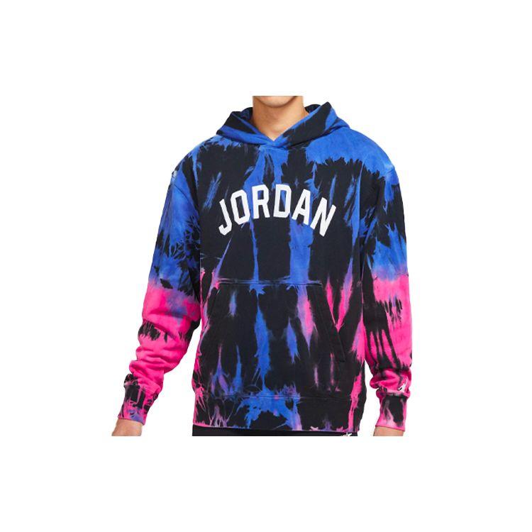 Мужские пуловеры с капюшоном Jordan Tie-Dye Sport Medium-Blue DJ0227-432 L