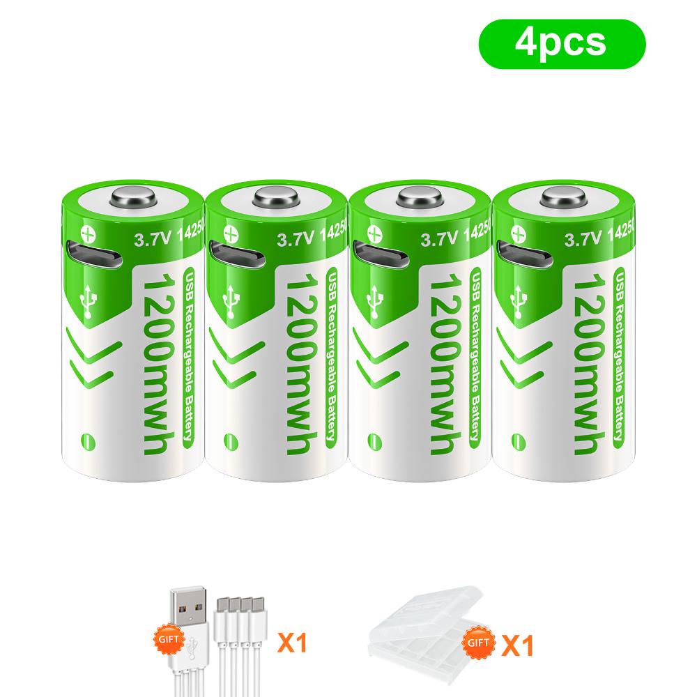PALO 3,7 В 14250 300 мАч Литиевая Аккумуляторная Батарея USB Аккумуляторная Батарея Датчика - Красная/Зеленая Лазерная Указательная Батарея Бесплатный Кабель