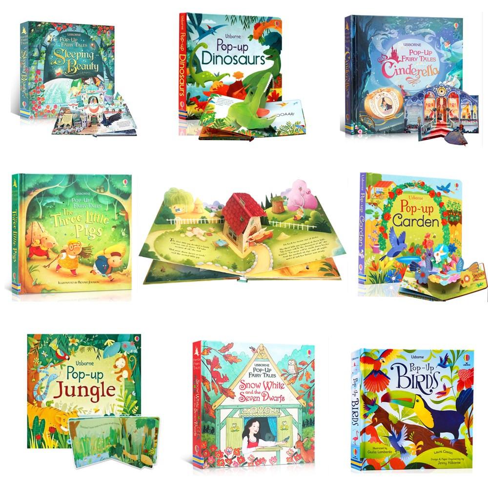 Usborne Pop Up 3D Flap Picture английские книги для детей Книга для чтения сказок на английском языке Монтессори Обучающие игрушки Детский подарок