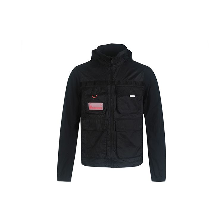 Мужская куртка Jordan 23 Engineered на молнии со складным капюшоном и логотипом, черная CK8936-010 M